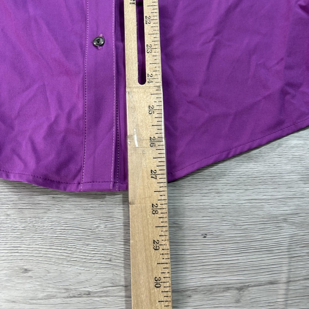 NEW‎ Kuhl Renegade Shirt Womens Medium Purple Short Sleeve Button Up DWR Stretch - Picture 9 of 11